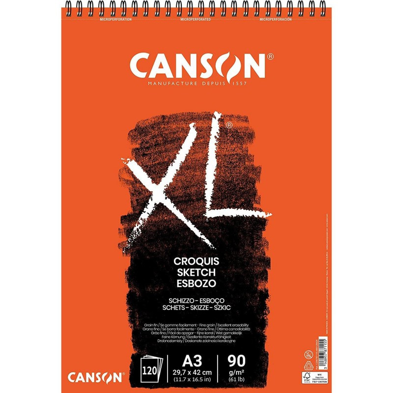 Carnet de croquis A3 spirale - Canson Carnet de croquis A3 spirale - Canson