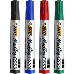 Marqueurs indélébiles (x4) - Bic