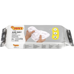 Pâte à modeler autodurcissante blanche