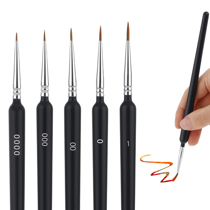 Pinceaux fins pour modélisme (x5) Pinceaux fins pour modélisme (x5)