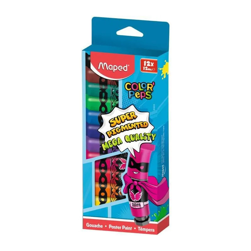 Peinture gouache en tube