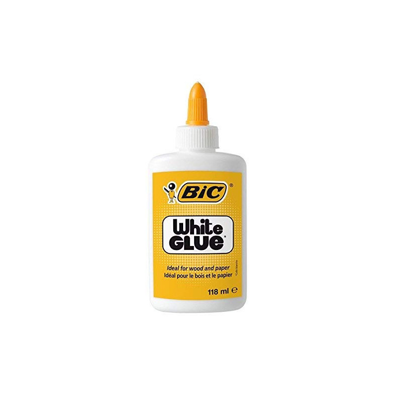 Colle Blanche BIC White Glue - 118 ml Colle Blanche BIC White Glue - 118 ml