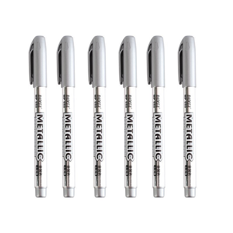 Set de marqueurs métalliques pour effets brillants Set de marqueurs métalliques pour effets brillants