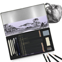Set de crayons graphite pour esquisse