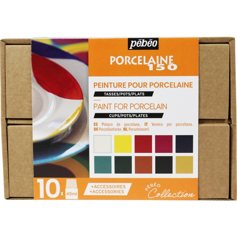 Kit de peinture sur porcelaine Kit de peinture sur porcelaine